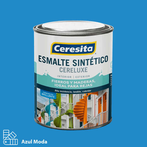 Esmalte Sintético Cereluxe Azul Moda 1 Lt Ceresita