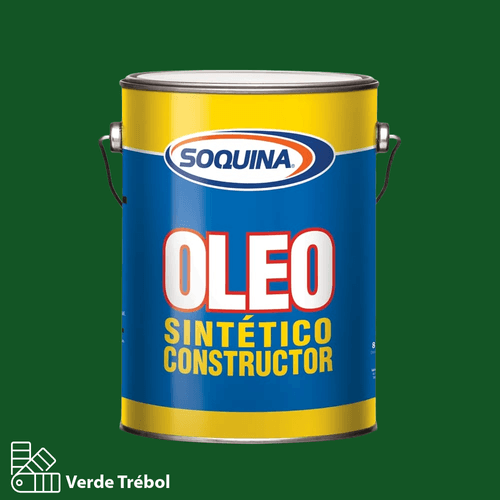 Óleo Constructor Verde Trébol Galón Soquina