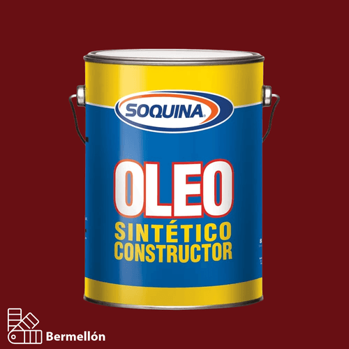 Óleo Constructor Bermellón Galón Soquina