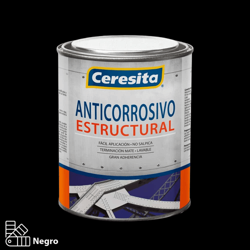 Anticorrosivo Estructural Negro Lt Ceresita