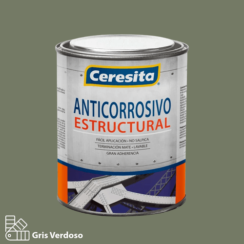 Anticorrosivo Estructural Gris Verdoso Lt Ceresita