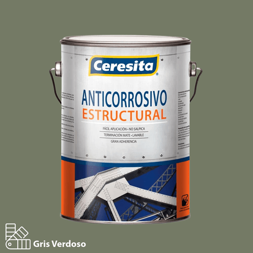 Anticorrosivo Estructural Gris Verdoso Gl Ceresita