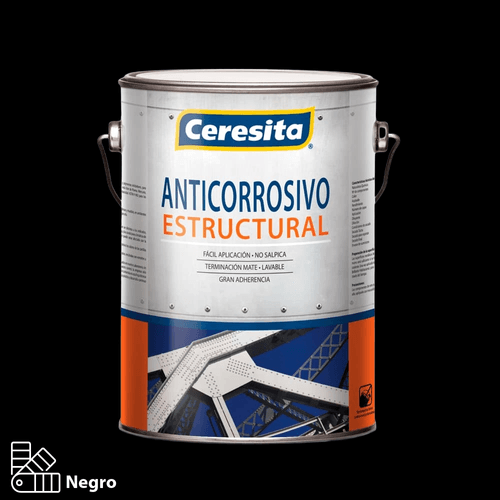 Anticorrosivo Estructural Negro Gl Ceresita