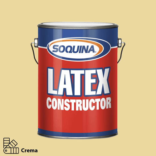 Látex Constructor Crema Galón Soquina