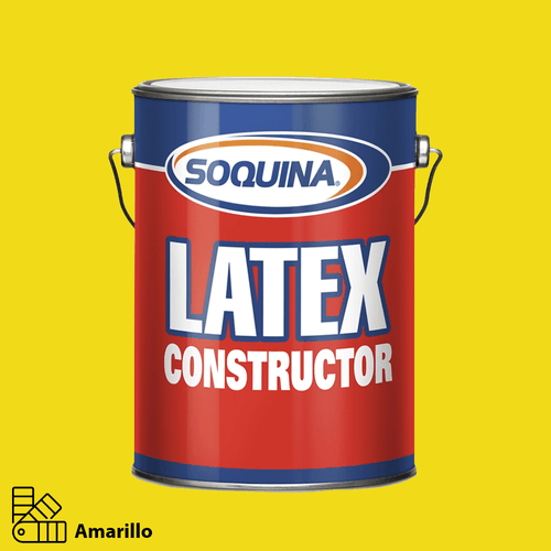 Látex Constructor Amarillo Galón Soquina