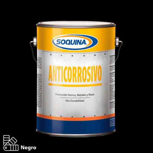 Anticorrosivo Negro Gl Soquina