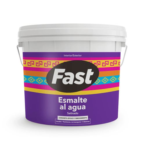 Esmalte al Agua Blanco Tineta 4GL Fast
