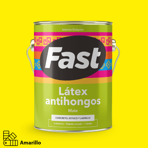 Látex Antihongos Amarillo Galón Fast