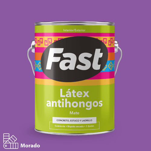 Látex Antihongos Morado Galón Fast
