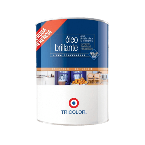 Óleo Brillante Blanco Litro Tricolor