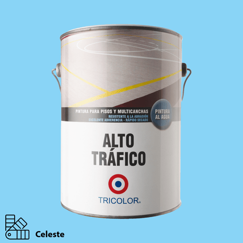 Pintura Alto Tráfico Galón Tricolor