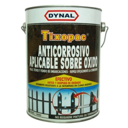Esmalte Anticorrosivo Tixopac Negro Sobre Óxido 1 Gl Dynal