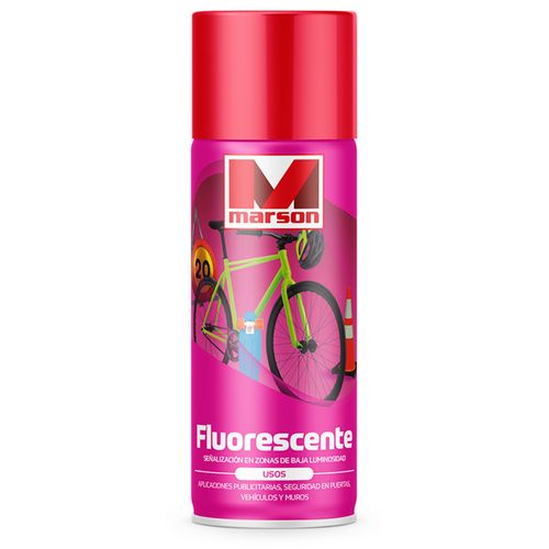 Esmalte en Spray Rojo Fluorescente 350 ml Marson