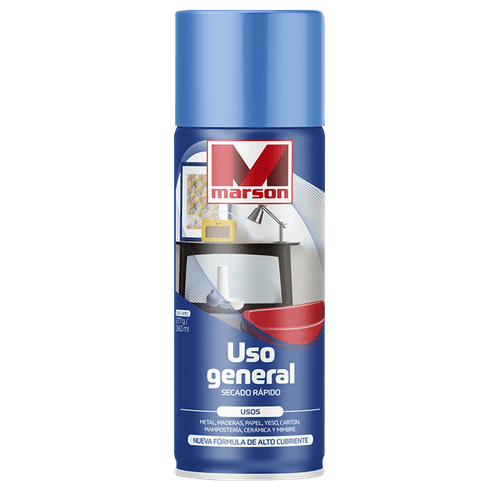Esmalte en Spray Celeste Uso General 350 ml Marson