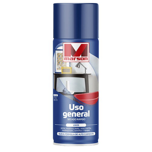 Esmalte en Spray Azul Pacífico Uso General 350 ml Marson
