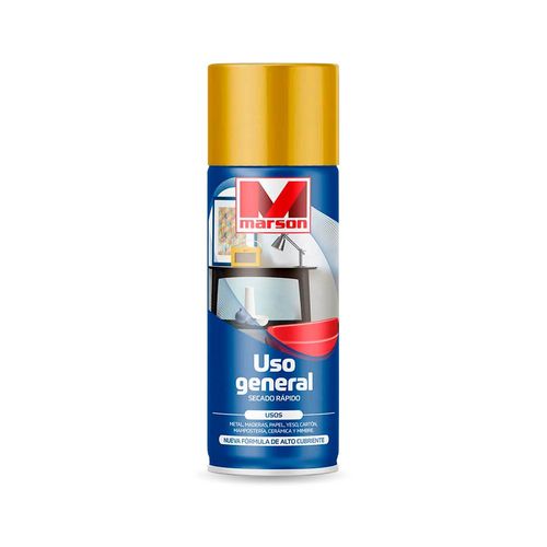 Esmalte en Spray Amarillo Uso General 350 ml Marson