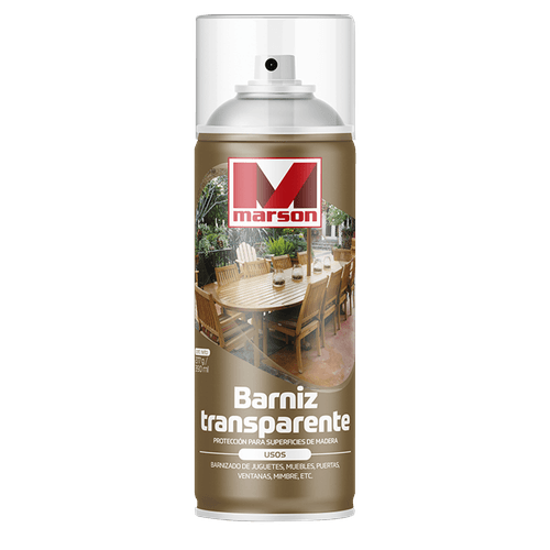 Spray Barniz Transparente Brillante 350ml Marson