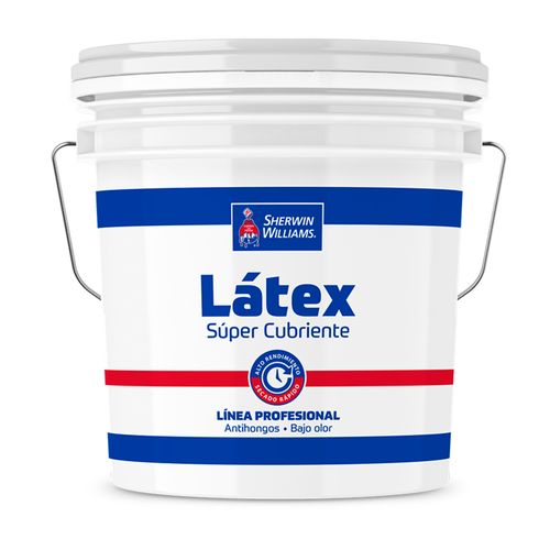 Látex Súper Cubriente Blanco Tíneta Sherwin Williams