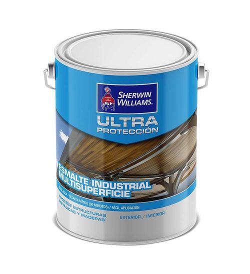 Esmalte Industrial Multisuperficie Ultra Protección Blanco Galón Sherwin Williams