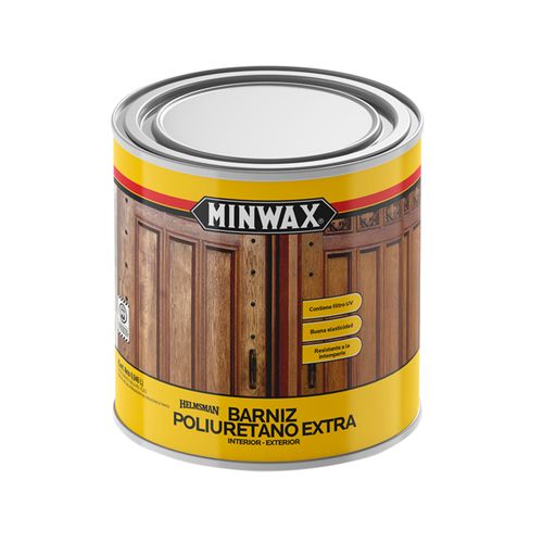 Barniz Poliuretano Extra Incoloro 1/4 Galón Minwax