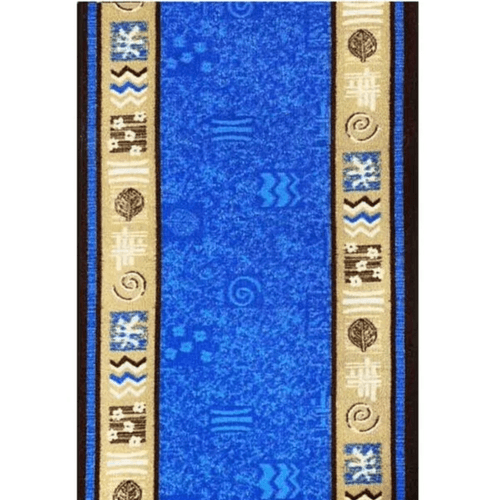Alfombra Pasillo Ankara Blue 0.67 m x ML Etersol