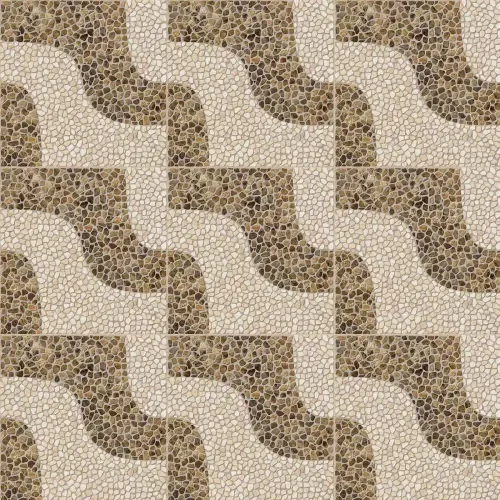 Cerámica 46x46 Tajin Rústico Café/Beige 1.90 m² Klipen