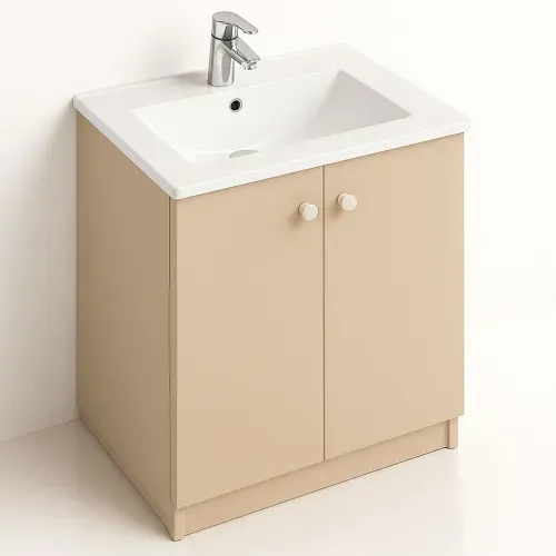 Mueble de Baño Dante Gris Arcilla 610x465x840 mm Klipen