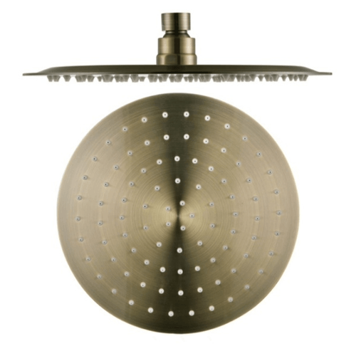 Plato Ducha Sevilla Redondo Antique Bronze 25 cm 1 Jet Sin Brazo Klipen