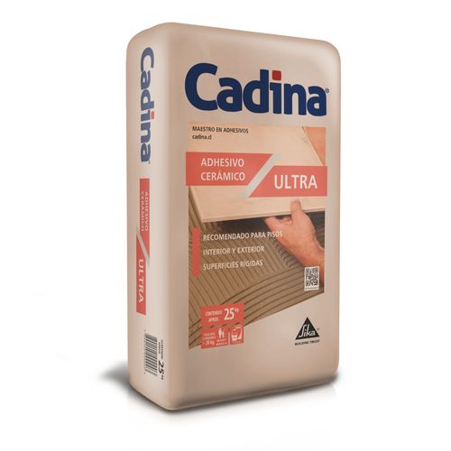 Adhesivo Cerámico Cadina Ultra Saco 25 kg Cadina