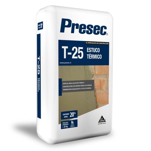 Presec T25 Estuco Térmico 20 kg Presec