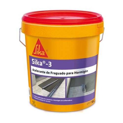 Acelerante Controlador Sika-3 Tineta 18 L Sika