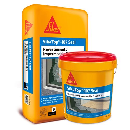 Impermeabilizante SikaTop-107 Seal Gris Juego A+B 31.25 kg Sika