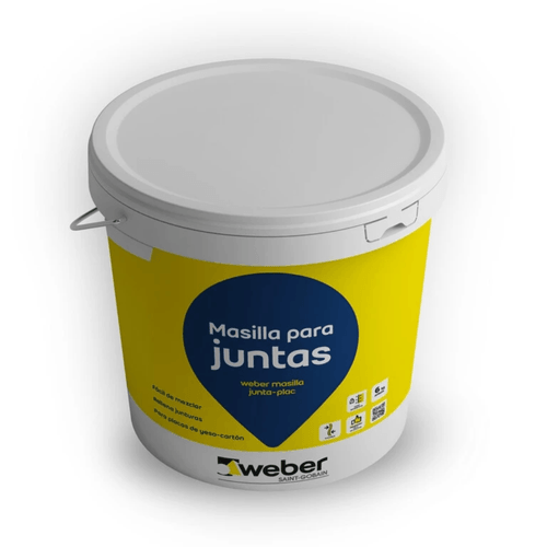 Masilla Para Juntas Juntaplac Galón 6 Kg Weber