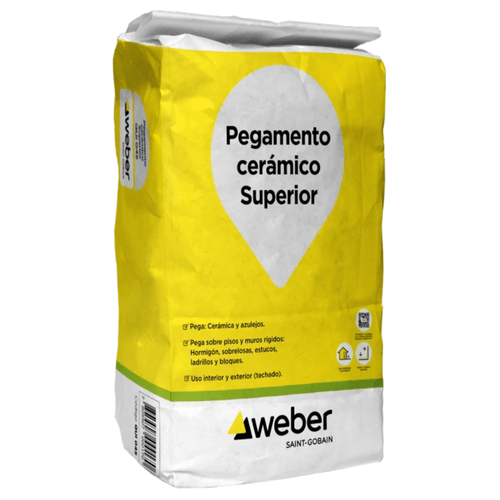 Pegamento Cerámico Superior Normal Saco 25 Kg Weber