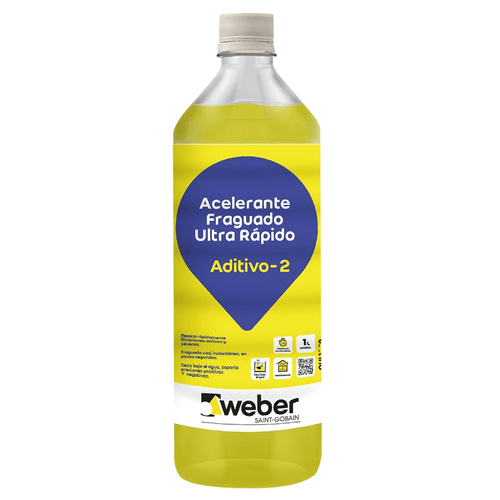 Aditivo-2 Acelerante Instantáneo de Morteros Botella 1 L Weber