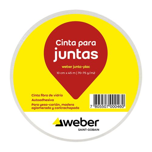 Cinta para Juntas (Juntaplac) 50 mm x 45 m Weber