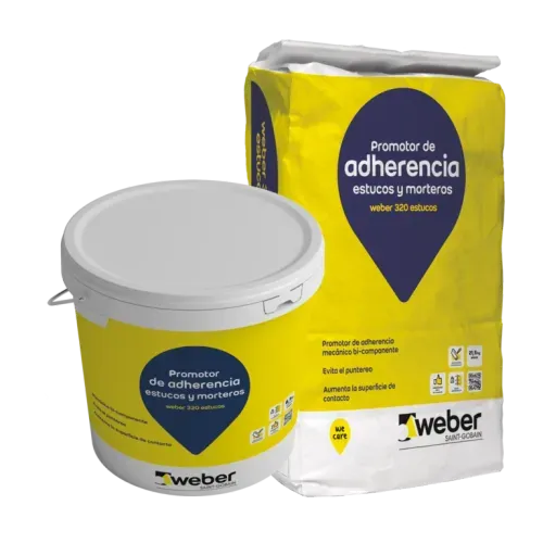 Promotor Adherencia 320 Estucos y Morteros Juego A+B 30 Kg Weber