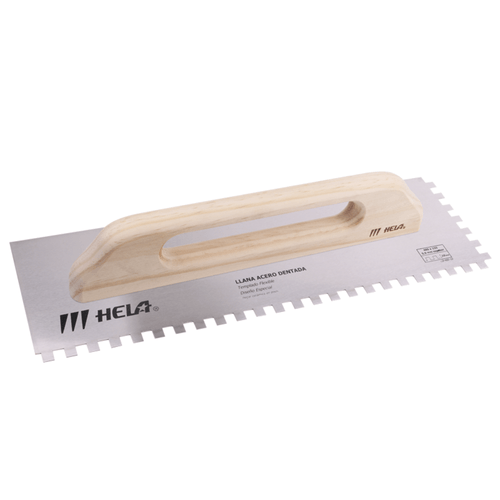 Llana De Acero 480 x 150 mm Dentada 10 mm LD-480-10  Hela