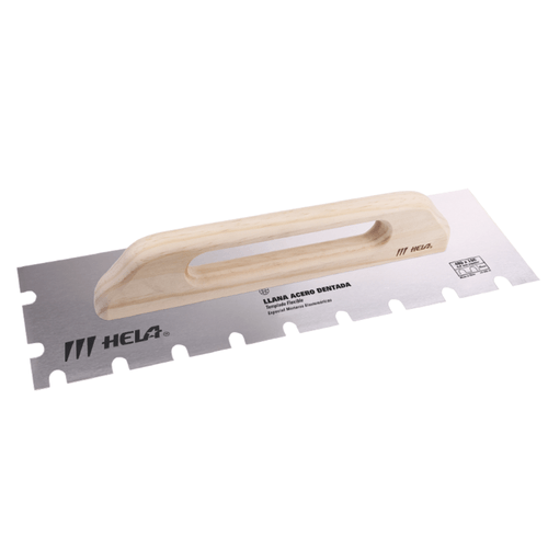 Llana EIFS Diente Redondo 480 x 150 mm Hela