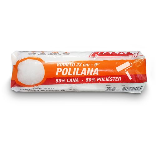 Repuesto Rodillo Polilana Termofusionada 9" (23 cm) Lizcal