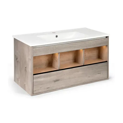 Mueble de Baño Completo Éclair 90 x 46 cm Lenga Stretto