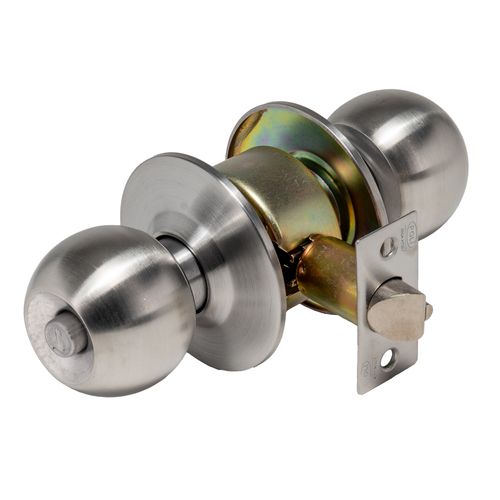 Cerradura Cilíndrica Sfera Oficina-Dormitorio Inoxidable Poli