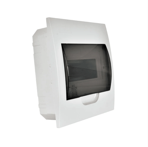 Tablero Embutido 8 Módulos Tapa Color Humo IP41 Libre de Halógeno Lexo