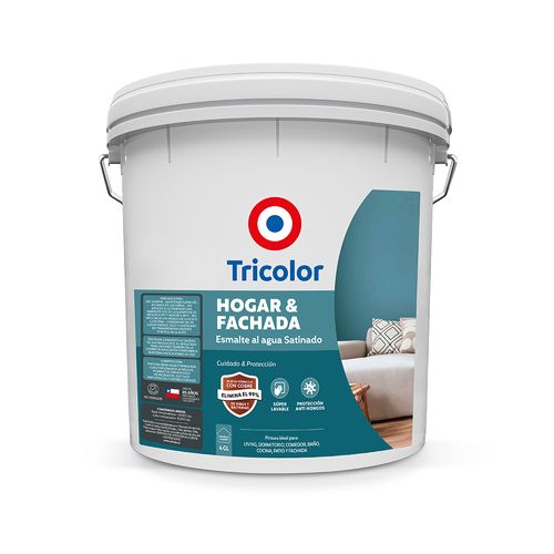 Esmalte Agua Hogar y Fachada Base B Tineta Tricolor