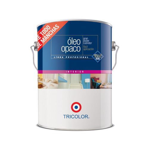 Óleo Opaco Base A Galón Tricolor