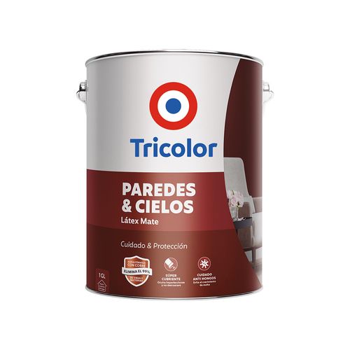 Látex Paredes y Cielos Base C Galón Tricolor