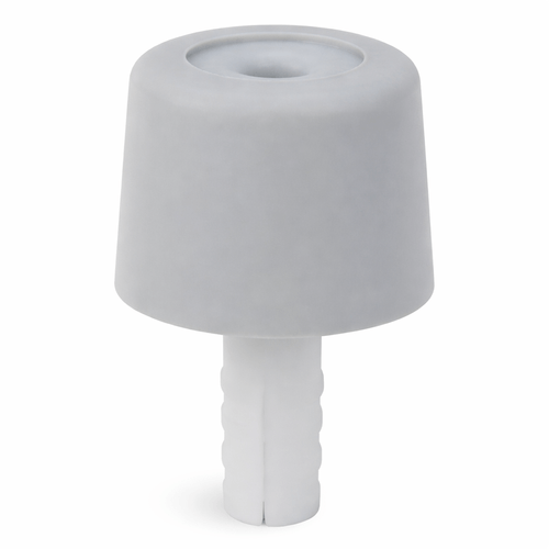 Tope de Puerta Cónico con Tarugo Gris Poli