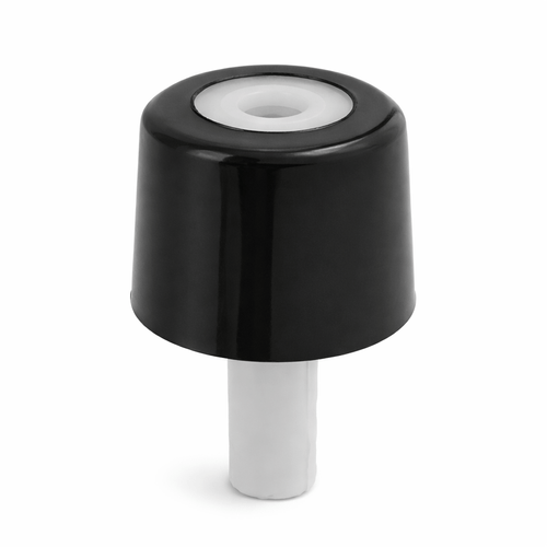 Tope de Puerta Cónico con Tarugo Negro Poli