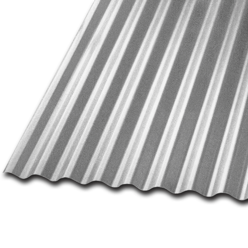 Plancha Zinc-Alum Acanalada 0,35 mm x 851 mm x 2 m