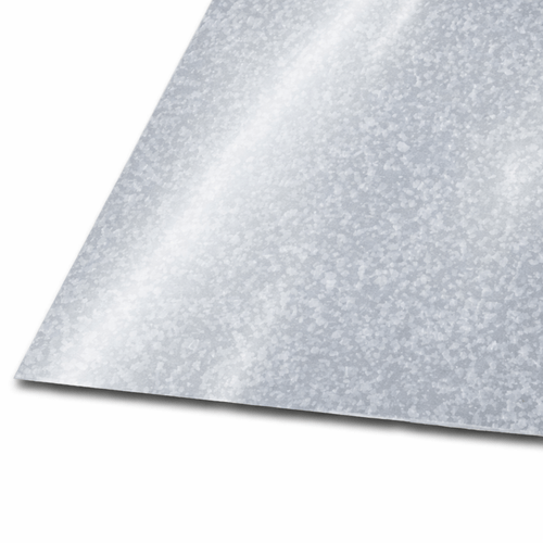 Plancha Zinc Galvanizado Lisa 0,35 mm x 1 m x 2,5 m